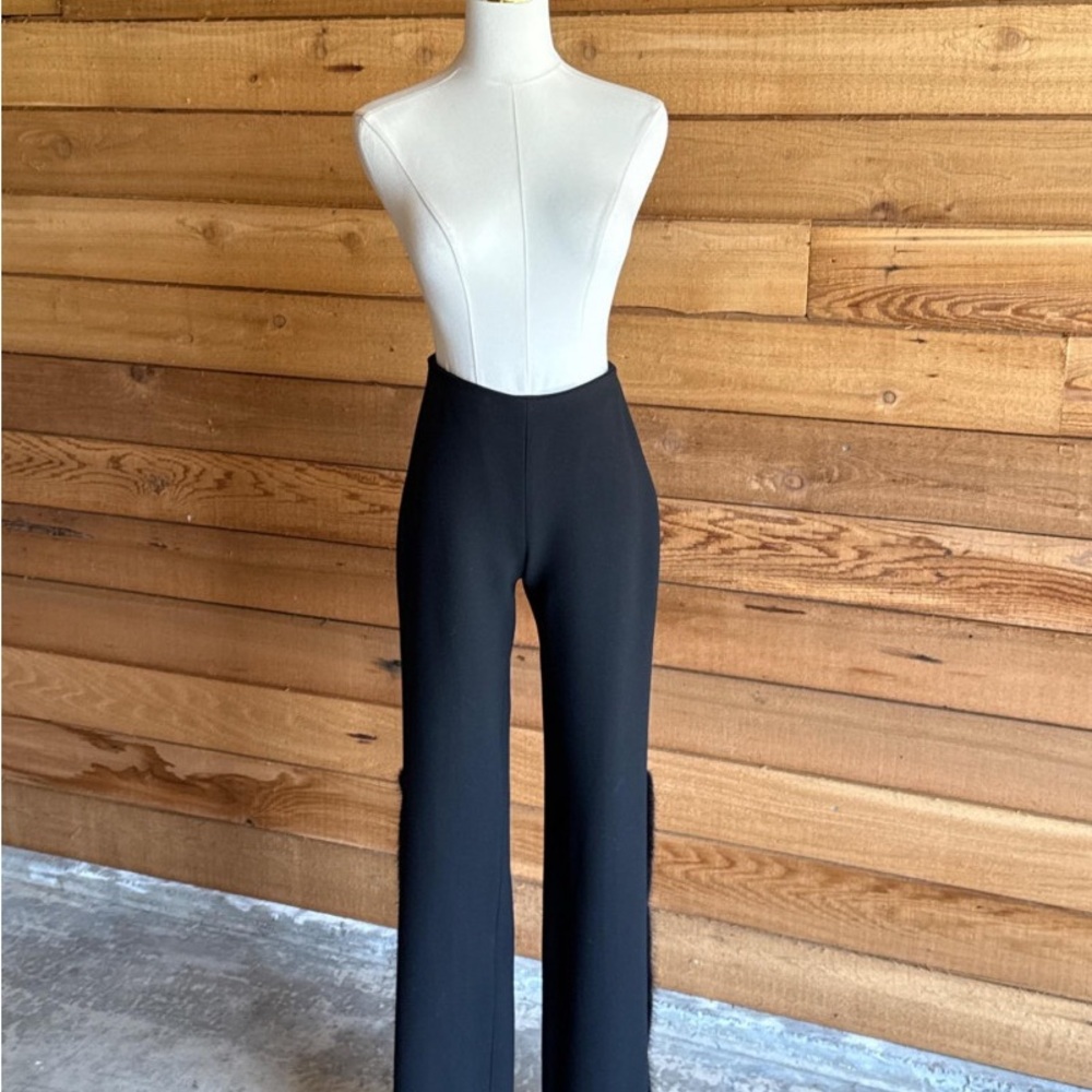 Versace Black Wide Leg Women's Pants